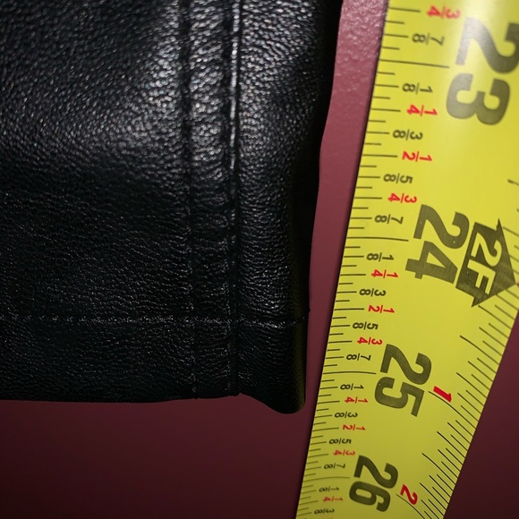 Free People Belted Vegan Leather Skinny Pants - Picture 4 of 8